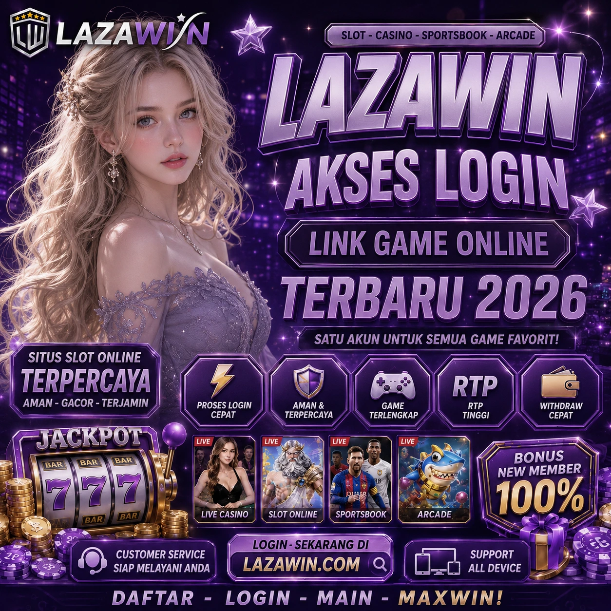 LAZAWIN ⭐️ NorthHarnet — Edukasi Cara Spin Slot Ala Style Northenes 2026 Terpercaya